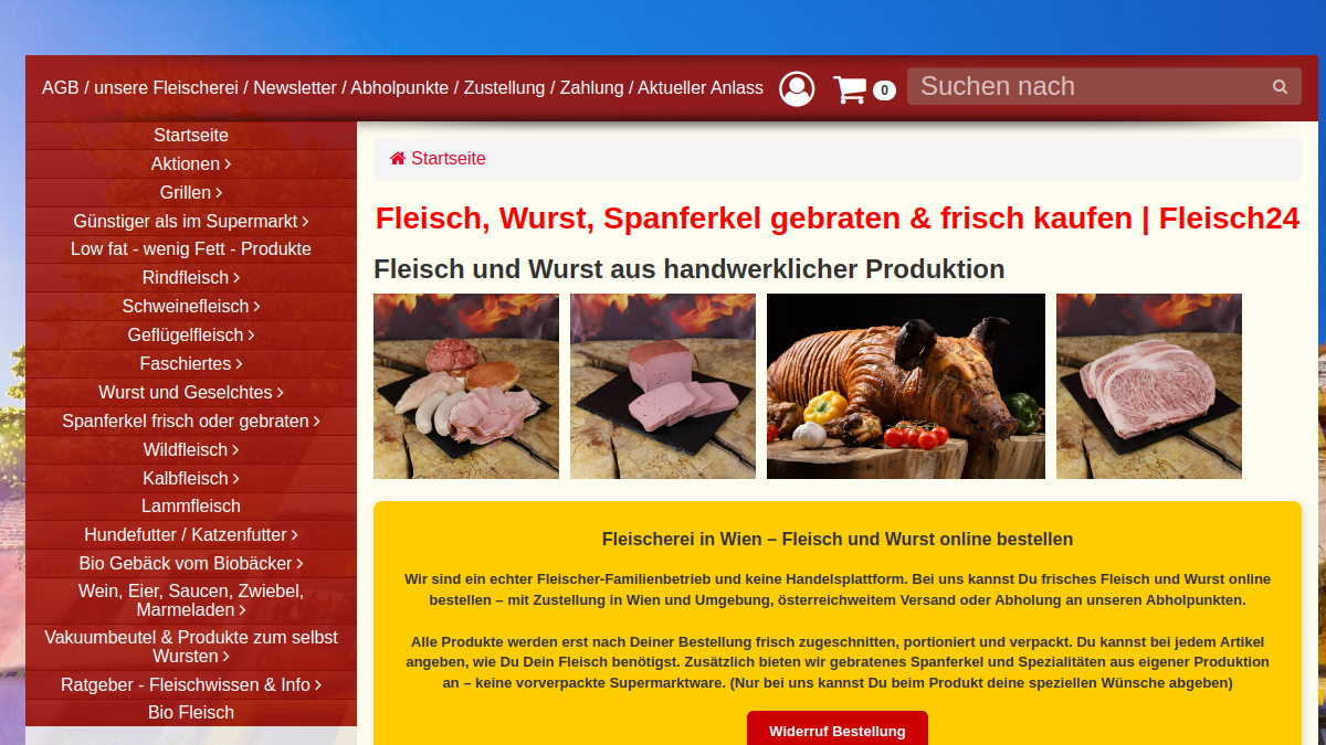 Ansicht von Fleisch24.at