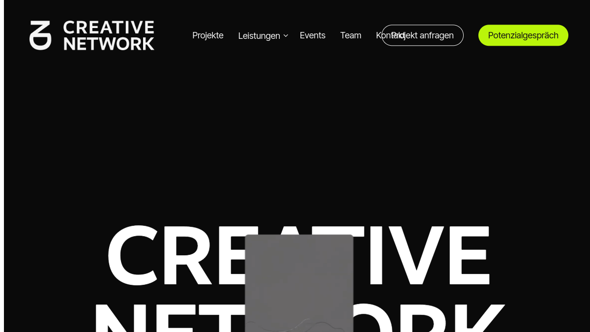 Website-Vorschau von GS3 - Creative Network