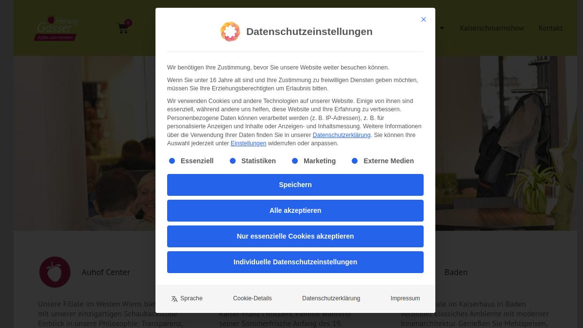 Ansicht von Herwig Gasser „Süßes vom Feinsten“