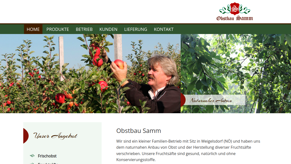 Ansicht von Obstbau Samm