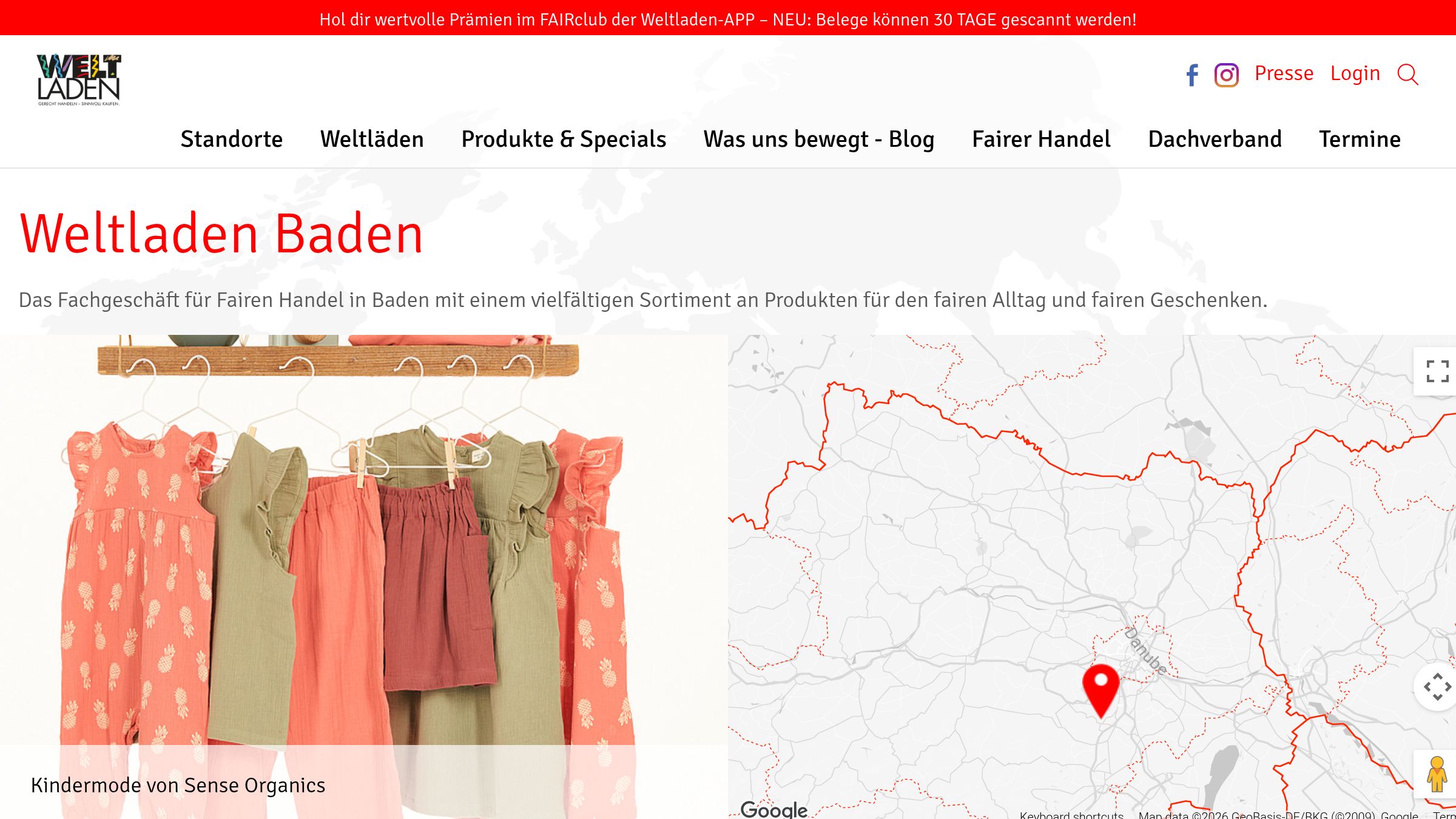 Ansicht von Weltladen Baden